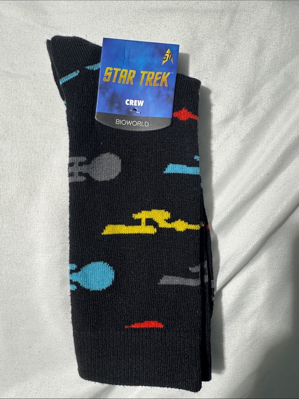 Bioworld Star Trek Crew Socks | NWT | Loot Crate Exclusive Trekkie